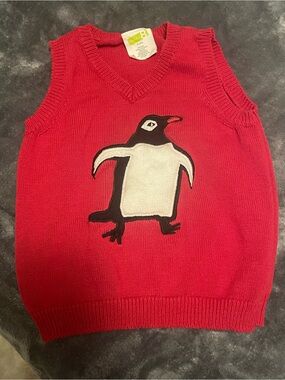 Crazy 8 Red Knit Vest